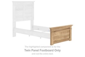 Signature Design by Ashley® PCB1170-52 Makidern - Twin Panel Footboard - Tan