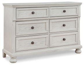 Signature Design by Ashley® B742-21 Robbinsdale - Dresser - 6 Drawers - Antique White