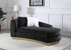 ACME LV01048 Achelle - Chaise - Black Velvet