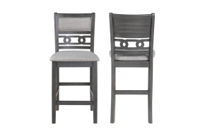 New Classic D1701-22-GRY Gia - Counter Chairs (Set of 2) - Gray