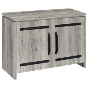CoasterEveryday 950785 Enoch - 2 Door Engineered Wood Accent Cabinet - Gray Driftwood