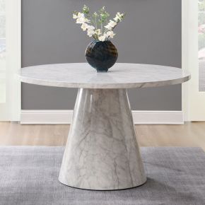 ACME DN03715 Kacey - Round Dining Table - Engineered Stone Finish