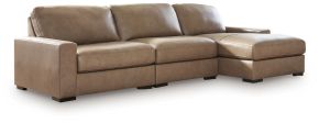 Benchcraft® 76106S6 Benchcraft® 76106S6 Veronella - 3-Piece Sectional With RAF Corner Chaise - Sahara