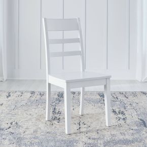 Liberty Furniture 617-C2000S Landale - Ladderback Side Chair - Chestnut & White