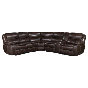Coaster Fine Furniture 610190LLP Sycamore - LAF Power Loveseat - Brown