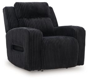 Ashley Furniture PC6420213 Forest Lake - Power Recliner With Adj Headrest - Black