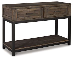 Signature Design by Ashley® T444-4 Johurst - Sofa Table - Grayish Brown