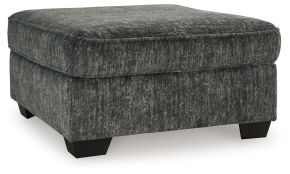 Signature Design by Ashley® 5050408 Lonoke - Gunmetal - Oversized Accent Ottoman