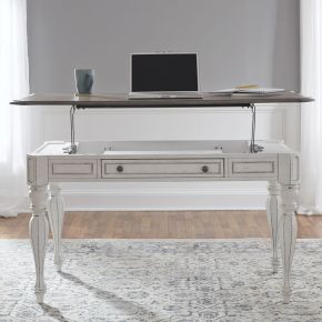 Liberty Furniture 244-HO109 Magnolia Manor - Lift Top Writing Desk - White
