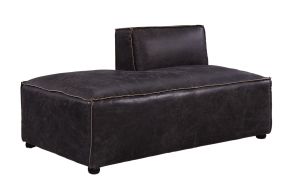 ACME 56588 ACME 56588 Birdie - Modular Chaise - Antique Slate Top Grain Leather