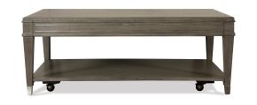 Riverside Furniture 37002 Dara Two - Rectangular Coffee Table - Gray Wash