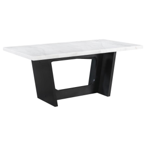 CoasterElevations 115511 Osborne - Marble Top Dining Table - Rustic Espresso