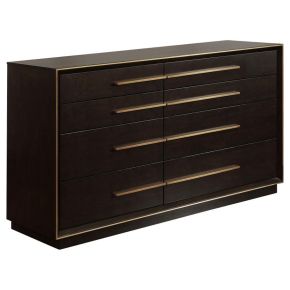CoasterElevations 223263 Durango - 8-Drawer Dresser - Smoked Peppercorn