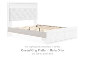 Signature Design by Ashley® B2640-95 Altyra - Queen/King Platform Rails - White