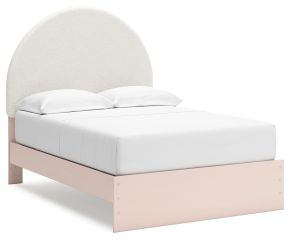 Signature Design by Ashley® B1323B9 Wistenpine - Full Upholstered Panel Bed - Blush