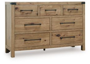 Benchcraft® B858-31 Ridgester - Dresser - Light Brown