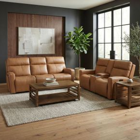 Liberty Furniture 7026AN-UPH-SOLO Liberty Furniture 7026AN-UPH-SOLO Chase - Sofa & Loveseat - Oslo Antelope