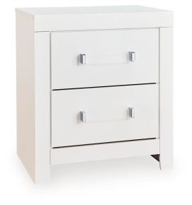 Ashley Furniture PCB1119-92 Ashley Furniture PCB1119-92 Maeling - Two Drawer Night Stand - White