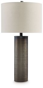 Signature Design by Ashley® L430824 Dingerly - Glass Table Lamp - Brown