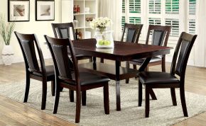 Furniture of America CM3984W-T Brent - Dining Table - Dark Cherry