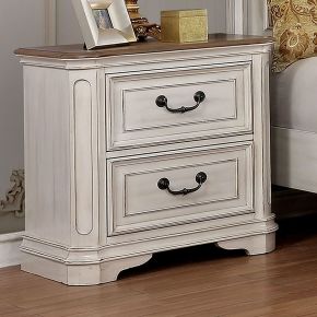 Furniture of America CM7561N Pembroke - Nightstand - Antique Whitewash