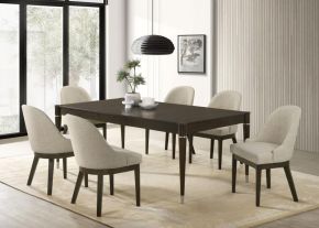 Coaster Fine Furniture 193671-S7 Reseda - 7 Piece Rectangular Dining Set - Ash Brown