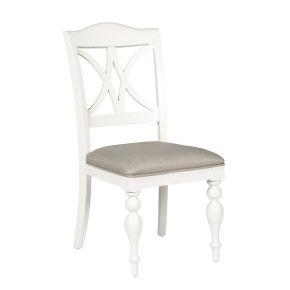 Liberty Furniture 607-C9001S Summer House - Slat Back Side Chair - Oyster White