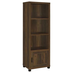 Coaster Fine Furniture 707736 Sachin - 3-Shelf Engineered Wood Media Tower - Dark Pine