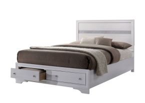 Furniture of America CM7552Q-BED Chrissy - Queen Bed - White