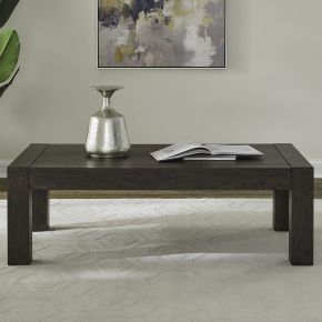 Liberty Furniture 732-OT1010 Liberty Furniture 732-OT1010 Cascade Falls - Rectangular Cocktail Table - Satin Espresso