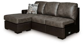 Signature Design by Ashley® PC6270302 Castille Way - LAF Sofa Chaise - Fossil