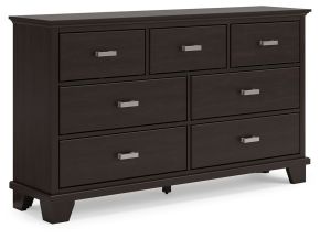 Signature Design by Ashley® B441-31 Covetown - Dark Brown - Dresser