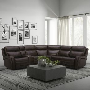 Liberty Furniture 7005CG-UPH-6PCSEC Blair - 6 Piece Sectional - Cognac