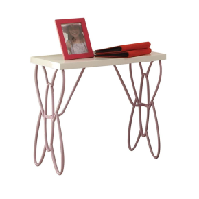 ACME 30538 Priya II - Nightstand - White & Light Purple