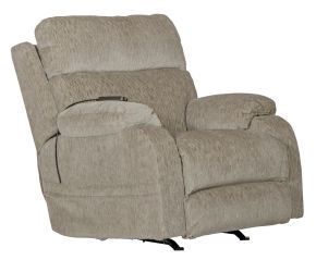 Catnapper 641082-1638/38 Refresher - Power Headrest Power Rocker Recliner With CR3 Heat/Massage/Lumbar - Cloud