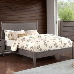 Furniture of America CM7386GY-Q-BED Lennart - Queen Bed - Gray