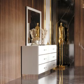 New Classic 00-1840-DM New Classic 00-1840-DM Europa  - Dresser & Mirror - White