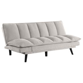 Coaster Fine Furniture 360017 Laredo - Upholstered Tufted Convertible Sofa Bed - Light Gray
