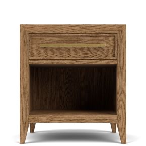 Riverside Furniture 51868 Halbrooke - One Drawer Nightstand - Light Brown