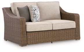 Signature Design by Ashley® PCP790-835 Laguna Heights - Loveseat With Cushion - Beige