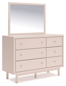 Signature Design by Ashley® B1323B1 Wistenpine - Dresser And Mirror - Blush