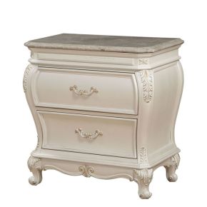 ACME 23543 Chantelle - Nightstand - Pearl White