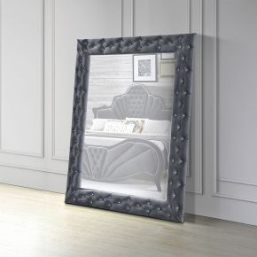 ACME 24237 ACME 24237 Dante - Accent Floor Mirror - Gray Velvet