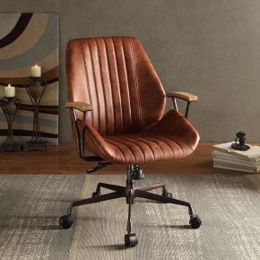 ACME 92413 Hamilton - Office Chair - Cocoa Top Grain Leather