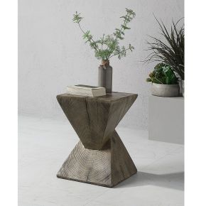 ACME AC01925 Zahi - Accent Table - Weathered Oak