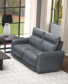 Jackson Furniture Industries 63502-1419/53-1419/18 Nico - Power Reclining Loveseat With Power Adjustable Headrest - Twilight