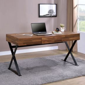 Furniture of America CM-DK807 Tensed - Writing Desk - Black
