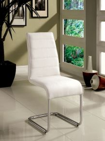 Furniture of America CM8371WH-SC-2PK Mauna - Side Chair (Set of 2) - White