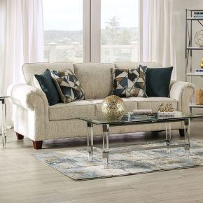 Furniture of America SM7749-SF Delgada - Sofa - Beige