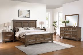 New Classic 00-B2114B-35N Mariana - Queen 5 Piece Bedroom Set (Bed, Dresser, Mirror, 2 Nightstands) - Brown